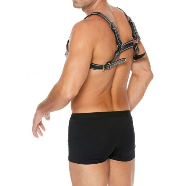 Harness Z Series Chest Bulldog - Black/Black - L/XL