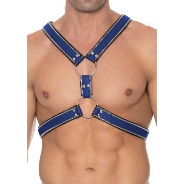 Harness Z Series Scottish - Black/Blue - S/M