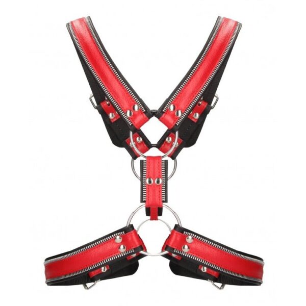 Harness Z Series Scottish - Black/Red - L/XL