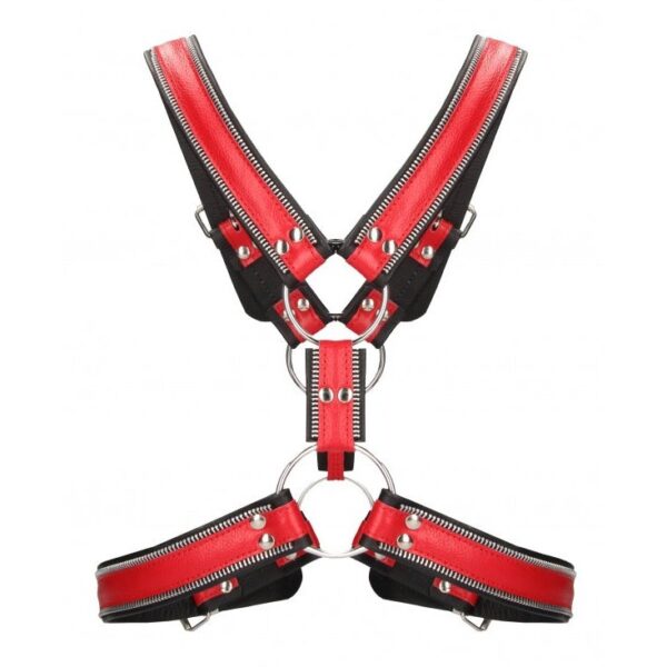 Harness Z Series Scottish - Black/Red - S/M
