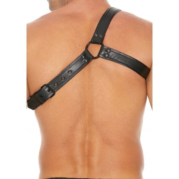 Harness Gladiator Leather - Black/Black
