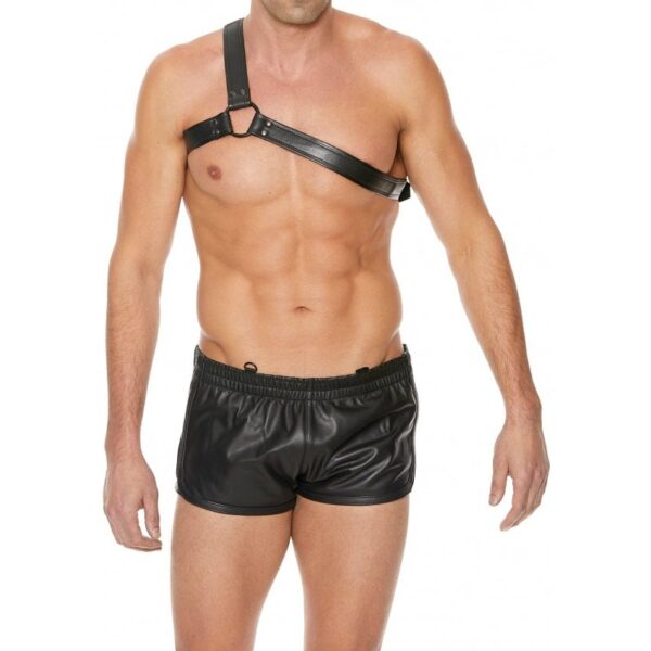 Harness Gladiator Leather - Black/Black