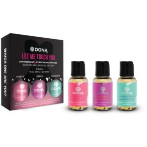 DONA - Let Me Touch You - Massage Gift Set (Scented Massage Oil Trio 3 X 30ml)