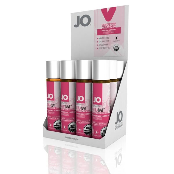 JO USDA Organic Lubricant Strawberry Fields 30 ml