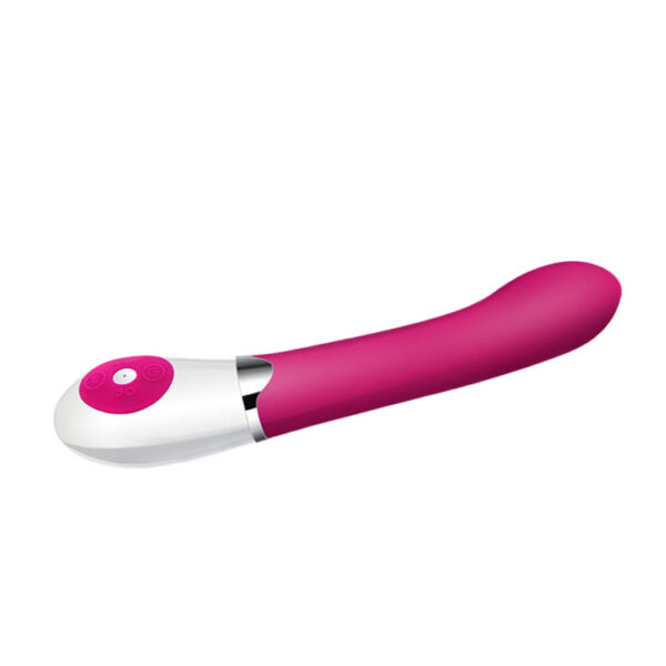 Battery Crown Jewel Dark Pink Vibrator "Daniel" (195mm)