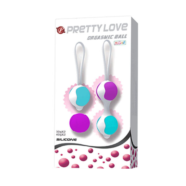 Kegel Balls (30g x2 & 40g x 2) Purple & Blue