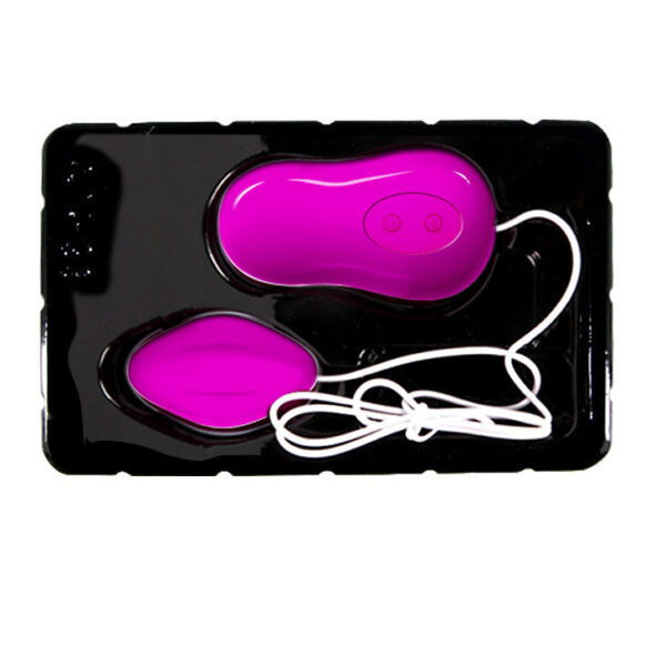 Egg Battery Operated Vibrating ''Avery'' - Magenta & White