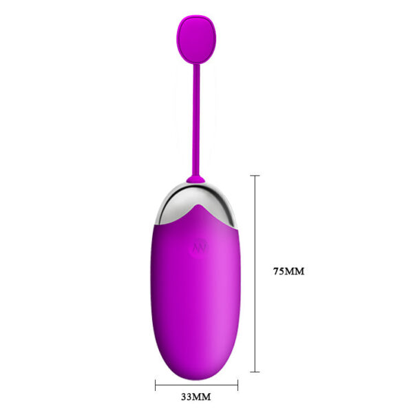 Egg Rechargeable Vibrating "Abner" - Purple