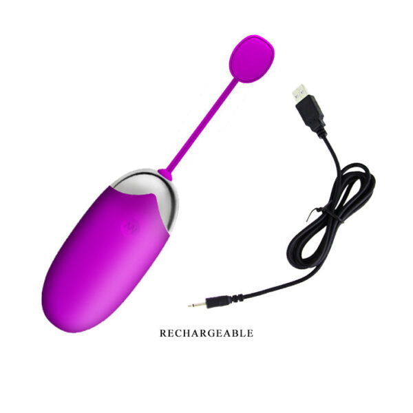 Egg Rechargeable Vibrating "Abner" - Purple