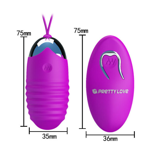 Egg Rechargeable Vibrating "Jessica" - Purple