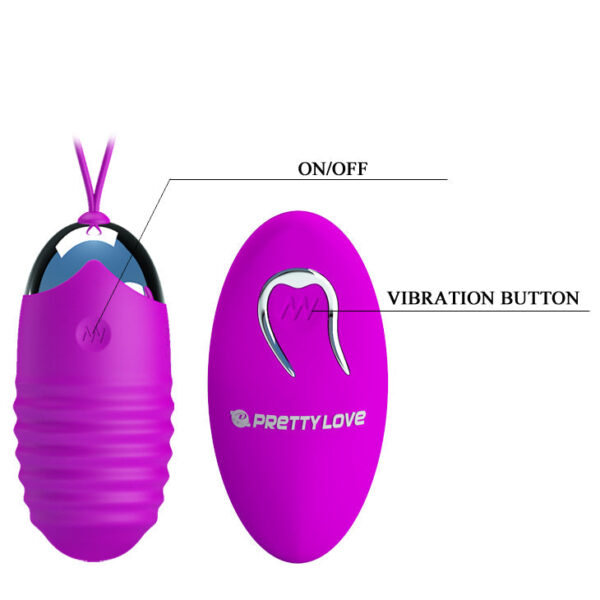 Egg Rechargeable Vibrating "Jessica" - Purple