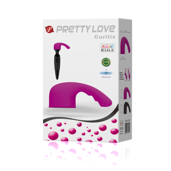 Body Wand Attachment for Body Wand Massager "Curitis" Purple