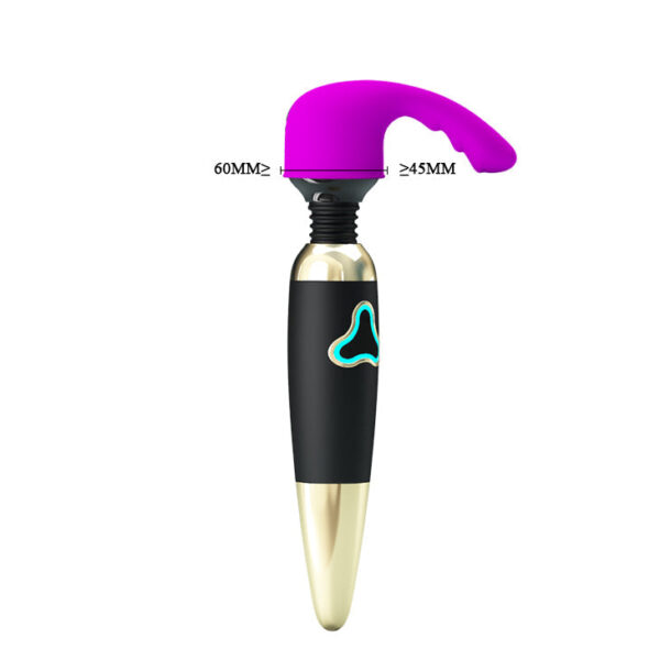 Body Wand Attachment for Body Wand Massager "Curitis" Purple