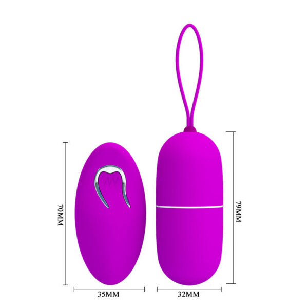 Egg Battery Operated Vibrating "Arvin"- Purple