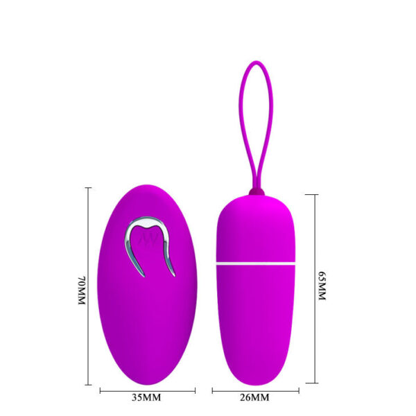 Egg Battery Operated Vibrating "Bradley"- Purple