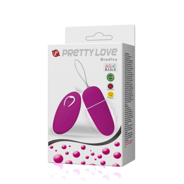 Egg Battery Operated Vibrating "Bradley"- Purple