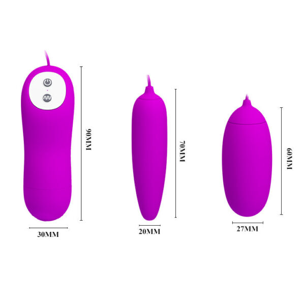 Egg Battery Operated Vibrating "Irma" - Purple
