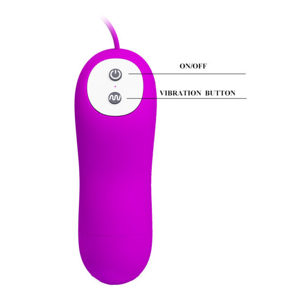 Egg Battery Operated Vibrating "Eunice"- Purple