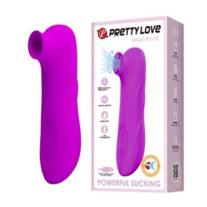 Clitoral Vibrator Rechargeable Stimulation Vibe "Magic Flute"- Purple