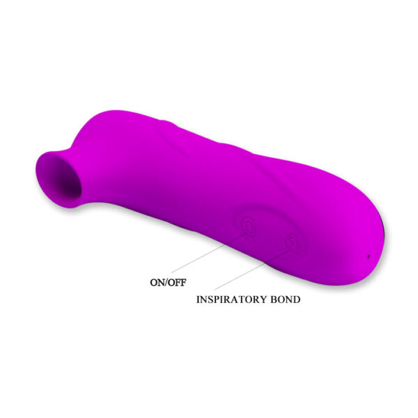 Clitoral Vibrator Rechargeable Stimulation Vibe "Magic Flute"- Purple