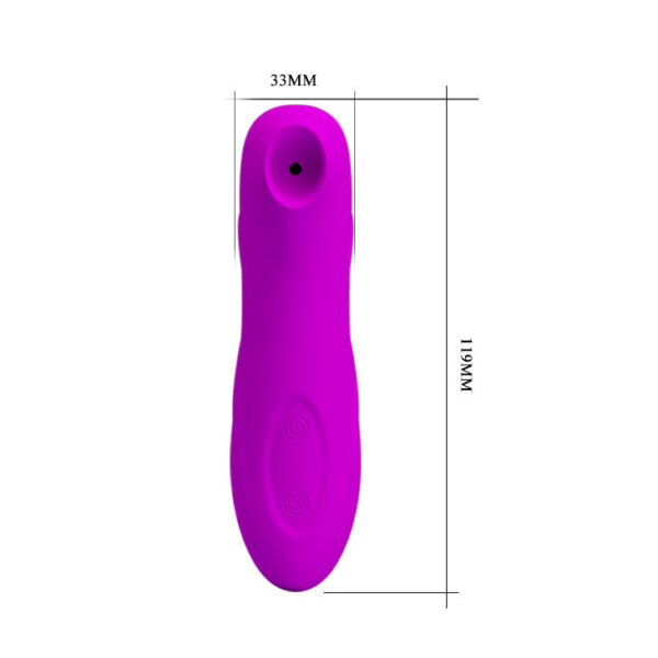 Clitoral Vibrator Rechargeable Stimulation Vibe "Magic Flute"- Purple