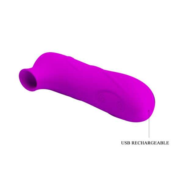 Clitoral Vibrator Rechargeable Stimulation Vibe "Magic Flute"- Purple