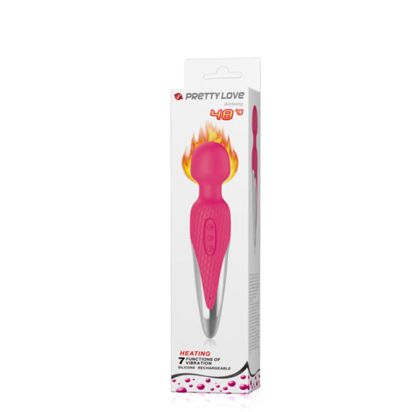 Body Wand Massager Rechargeable "Antony"- Pink