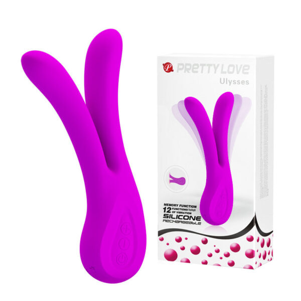 Rechargeable Vibrator "Ulysses" Purple 165mm