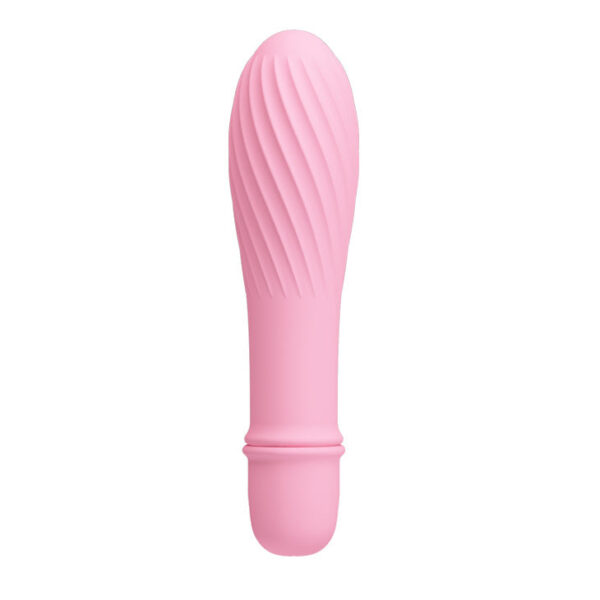 Battery G-Spot Vibrator - ''Solomon'' Soft Pink (137mm)
