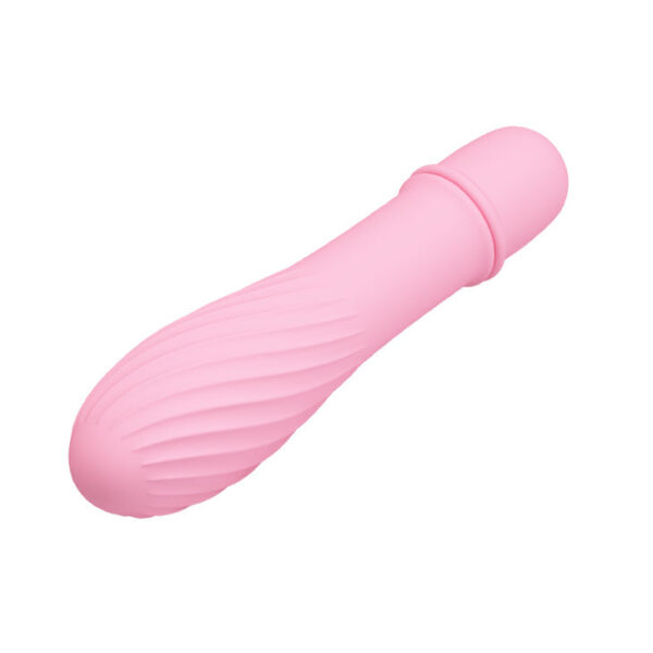 Battery G-Spot Vibrator - ''Solomon'' Soft Pink (137mm)