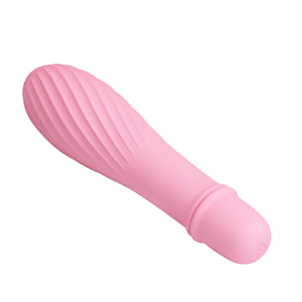 Battery G-Spot Vibrator - ''Solomon'' Soft Pink (137mm)