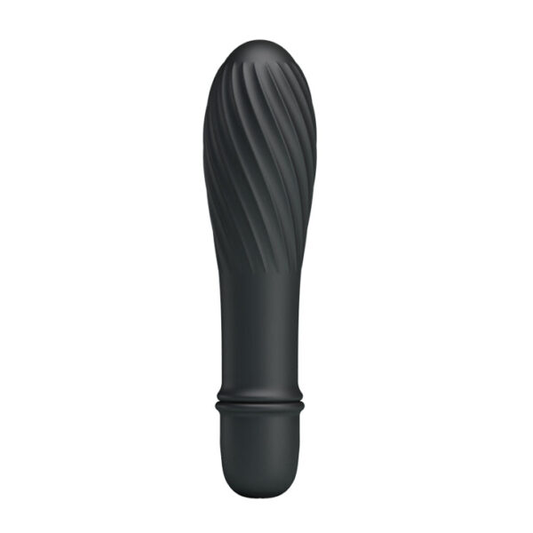 Battery G-Spot Vibrator - "Solomon" Black (137mm)