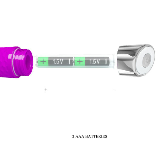 Battery Sensual Pleasures "Reginald" Purple (167mm)