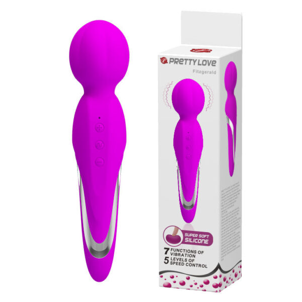 Body Wand Massager Rechargeable "Fitzgerald" - Purple