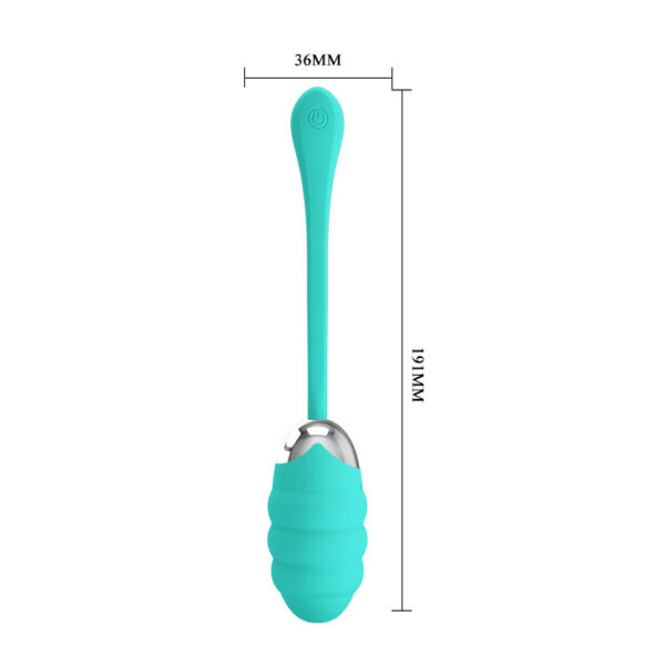 Egg Rechargeable Vibrating "Franklin" - Aqua
