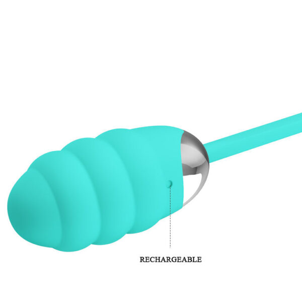 Egg Rechargeable Vibrating "Franklin" - Aqua
