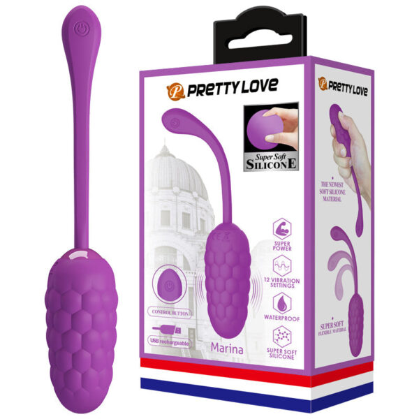 Egg Rechargeable Vibrating "Marina" Purple