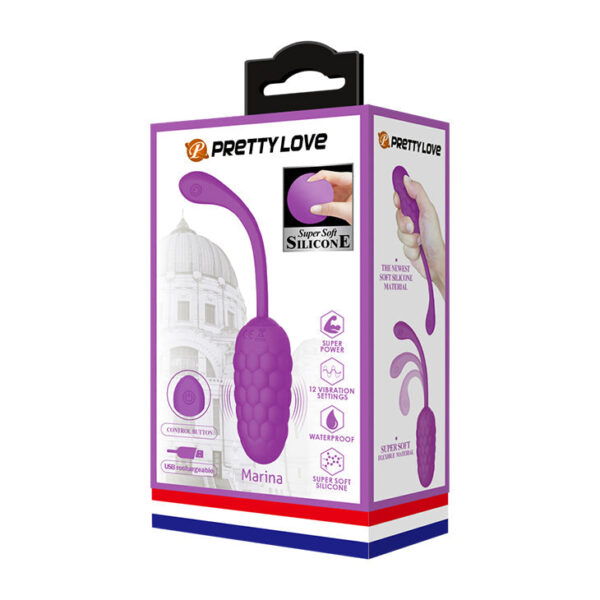 Egg Rechargeable Vibrating "Marina" Purple