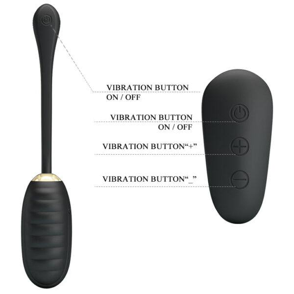 Kegel Ball "Doreen" Black (197mmx35mm)