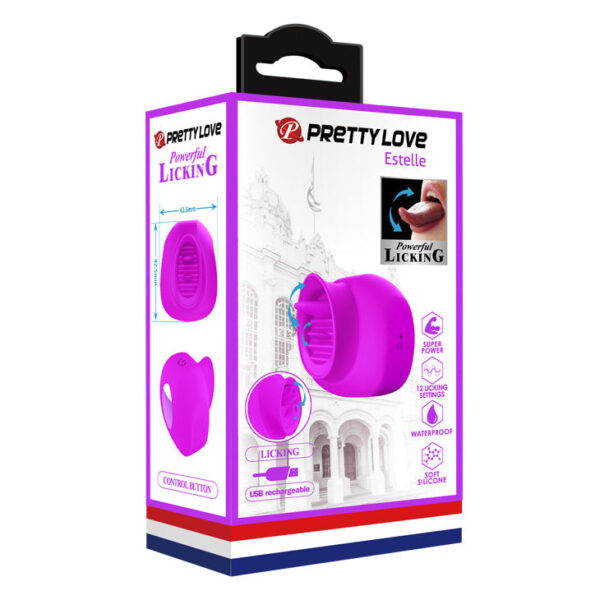 Clitoral Tongue Vibrator Purple "Estelle"