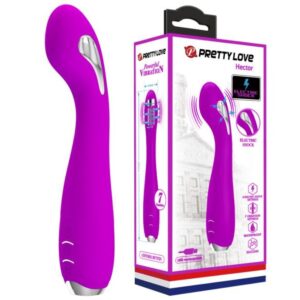 Rechargeable Electro Shock G Spot Vibrator "Hector" Purple