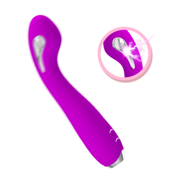 Rechargeable Electro Shock G Spot Vibrator "Hector" Purple