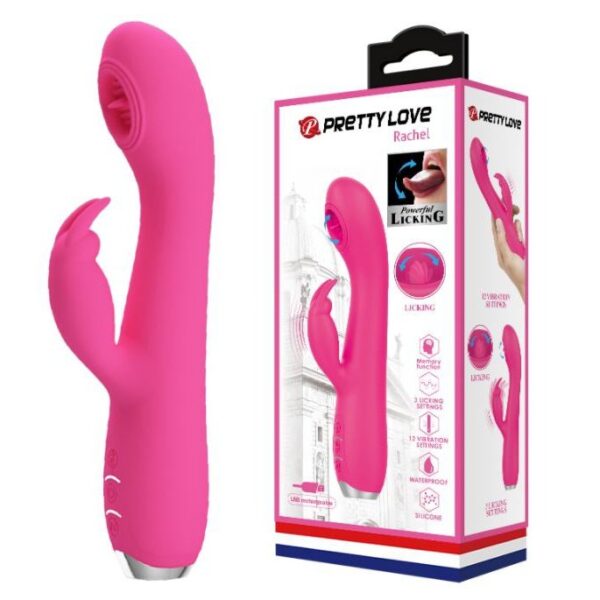 Clitoral Pretty Love Vibrator "Rachel" Magenta