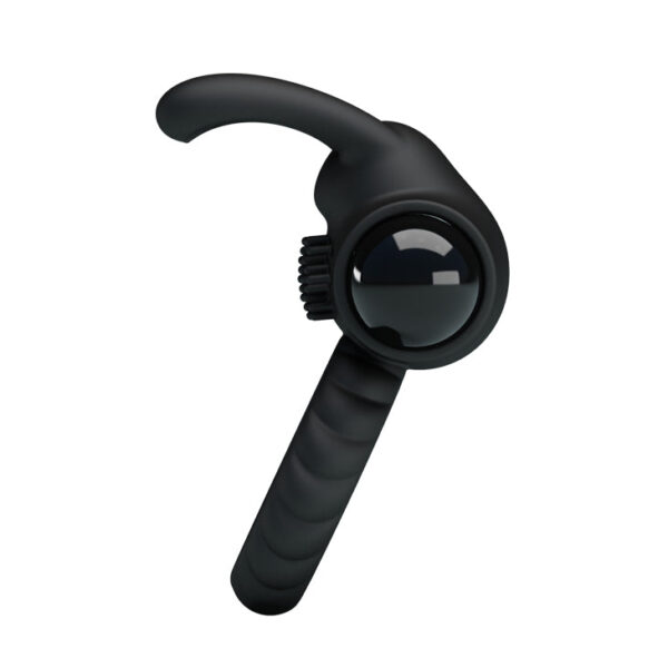 Cock Ring / Clitoral Vibrating "Eudora" - Black