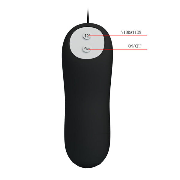 Anal Special Anal Stimulation Vibrating Butt Plug 4.6" x 1.2" - Black