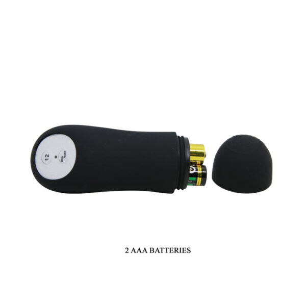 Anal Special Anal Stimulation Vibrating Ribbed Butt Plug  4.7" x 1.2" - Black
