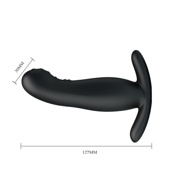 Anal Mr. Play Rechargeable Silicone Vibrating Prostate Massager - Black