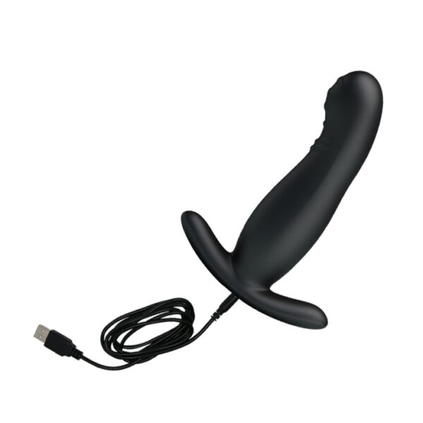 Anal Mr. Play Rechargeable Silicone Vibrating Prostate Massager - Black