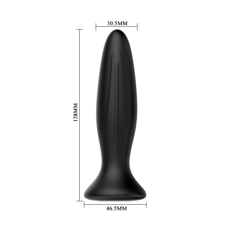 Mr Play Powerful Vibrating Anal Plug - Black