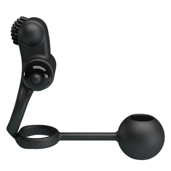 Vibrating Penis Sleeve IV Black (203mmx40mm & 203mmx63mm)